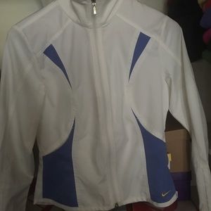 White Nike Track Jacket